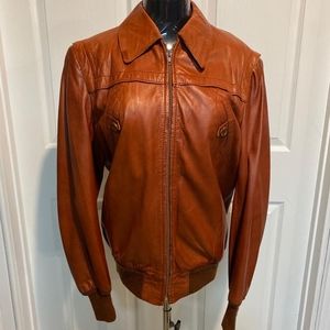 Men's Leather Jacket Size M